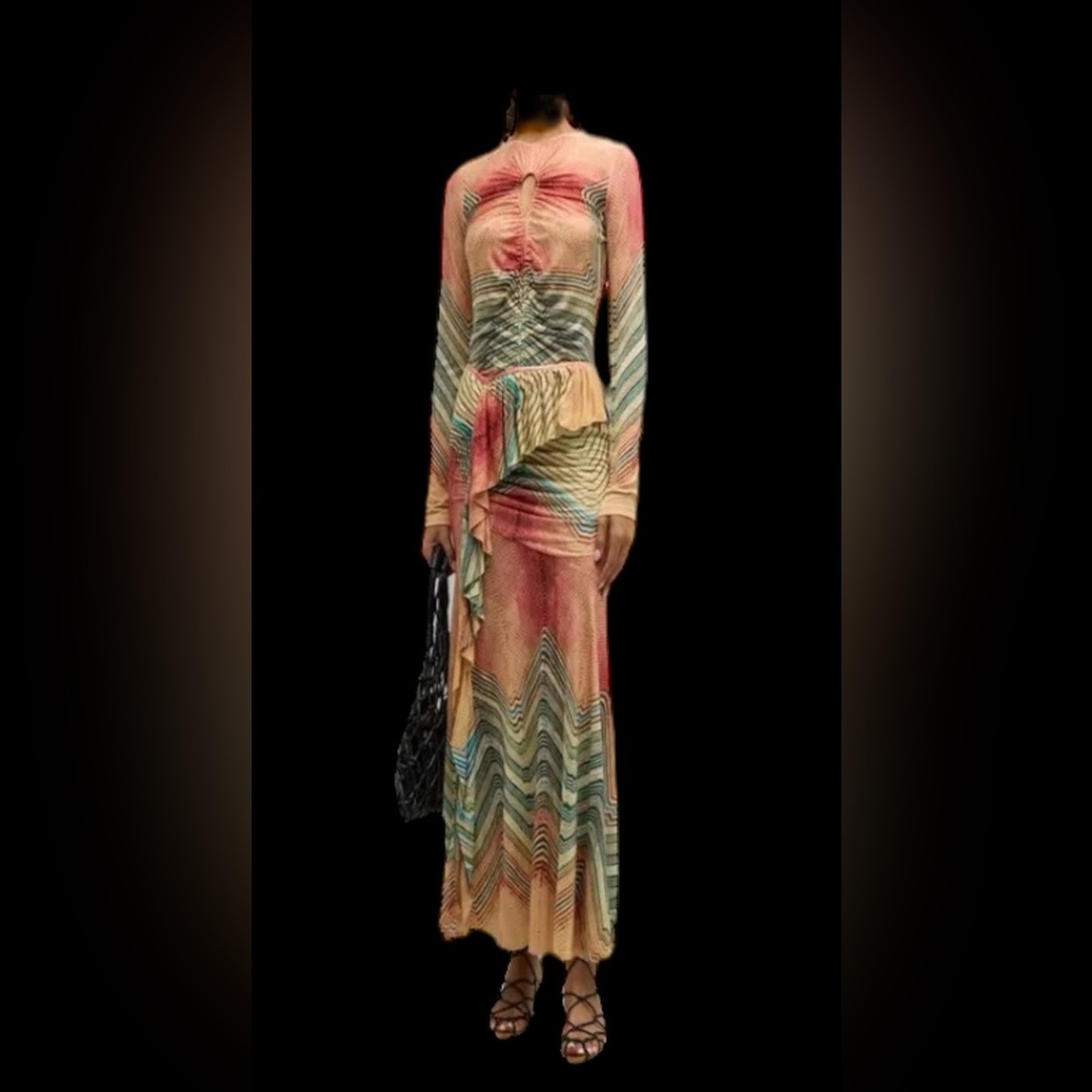 ULLA JOHNSON Alyssa Midi Skirt In Crystal Opal, size S, NWT, $390 - Picture 11 of 12